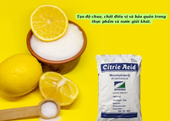 ACID CITRIC MONOHYDRATE || CHẤT ĐIỀU CHỈNH ĐỘ ACID || PHỤ GIA THỰC PHẨM