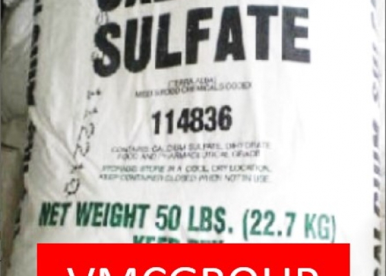 CALCIUM SULFATE || CANXI SUNPHAT CASO4 || HÓA CHẤT CÔNG NGHIỆP
