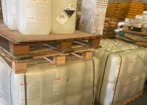 Hydrofluoric Acid 55% (HF) – Axit Flohydric Tẩy Rửa Kim Loại, Khắc Kính Công Nghiệp
